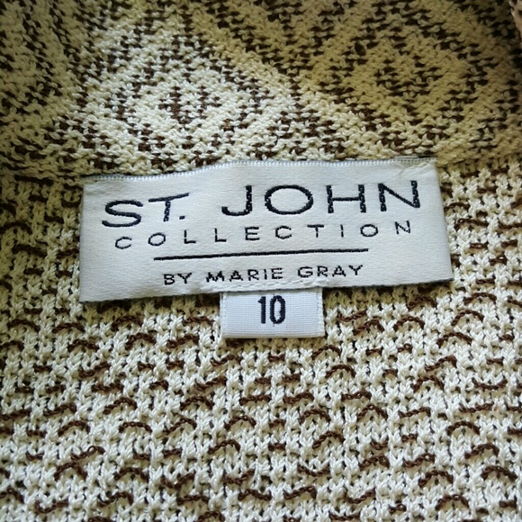 St. John by Marie Gray blazer cardigan size 10 - Picture 6 of 8